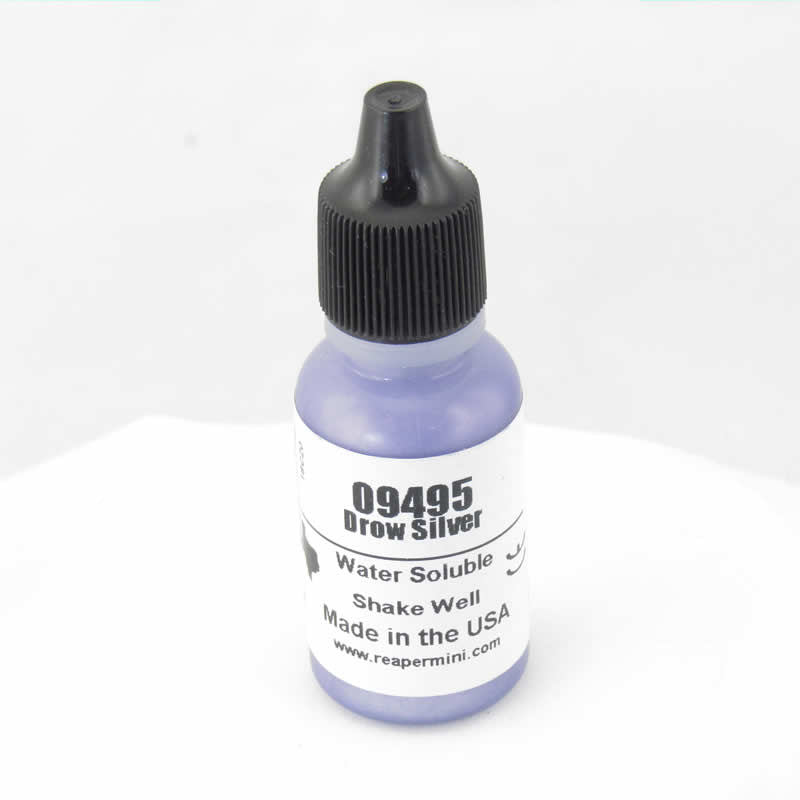 RPR09495 Drow Silver Acrylic Reaper Master Series Hobby Paint .5oz Dropper Bottle (ONLINE ORDER ONLY)