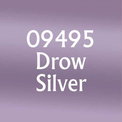 RPR09495 Drow Silver Acrylic Reaper Master Series Hobby Paint .5oz Dropper Bottle (ONLINE ORDER ONLY)