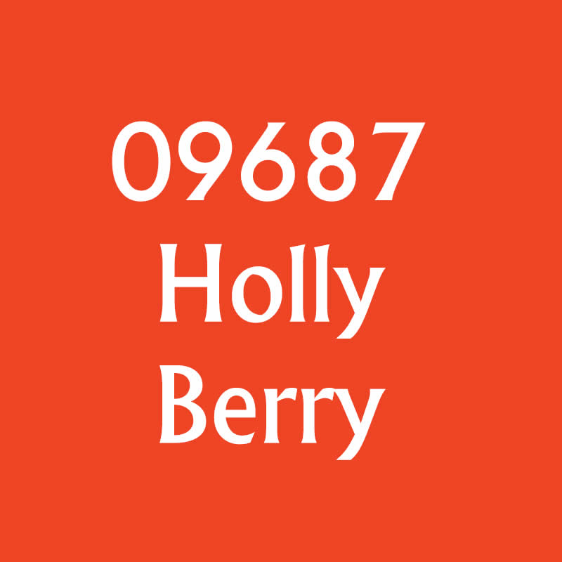 RPR09687 Holly Berry Acrylic Master Series Hobby Paint .5oz Dropper Bottle (ONLINE ORDER ONLY)