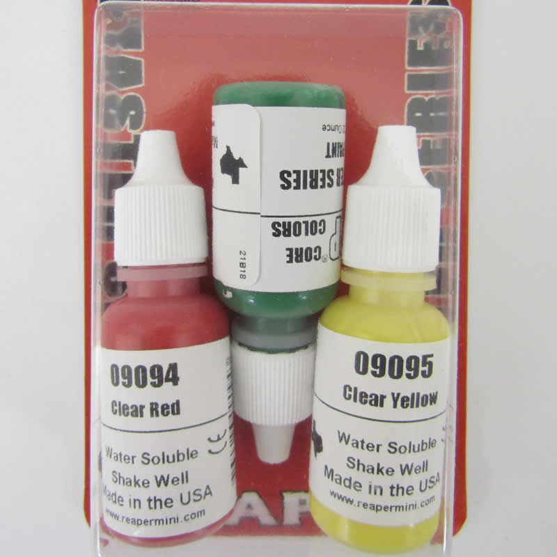 RPR09732 Clear Brights One Triad (09094-09096) Acrylic Hobby Paint (ONLINE ORDER ONLY)