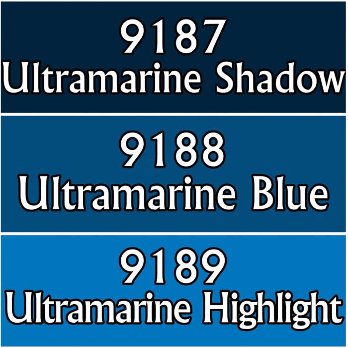 RPR09763 Ultramarine Blue Colors Triad (09187-09189) Acrylic Hobby Paint (ONLINE ORDER ONLY)