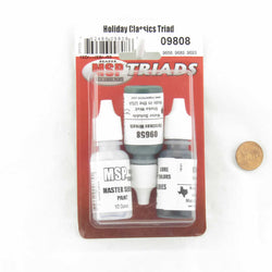 RPR09808 Holiday Classics Triad Acrylic Reaper Master Series Hobby Paint Dropper Bottles (ONLINE ORDER ONLY)