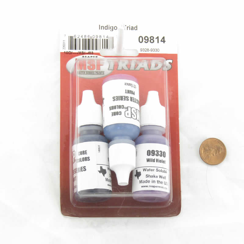 RPR09814 Indigos Triad Acrylic Reaper Master Series Hobby Paint Dropper (ONLINE ORDER ONLY)