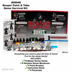 RPR09948 Reaper Paint And Take Home Survival Kit Reaper Miniatures (ONLINE ORDER ONLY)