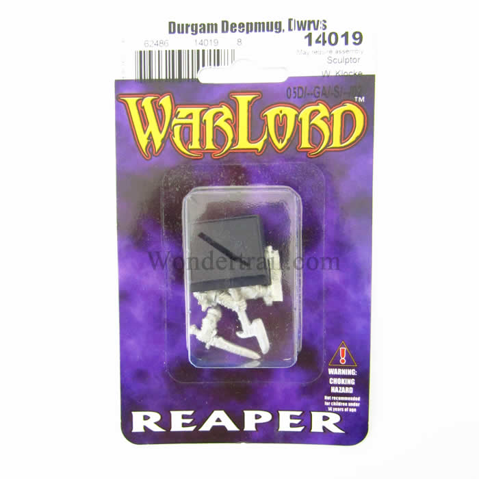 RPR14019 Durgam Deepmug Dwarf Hero Miniature 25mm Heroic Scale (ONLINE ORDER ONLY)