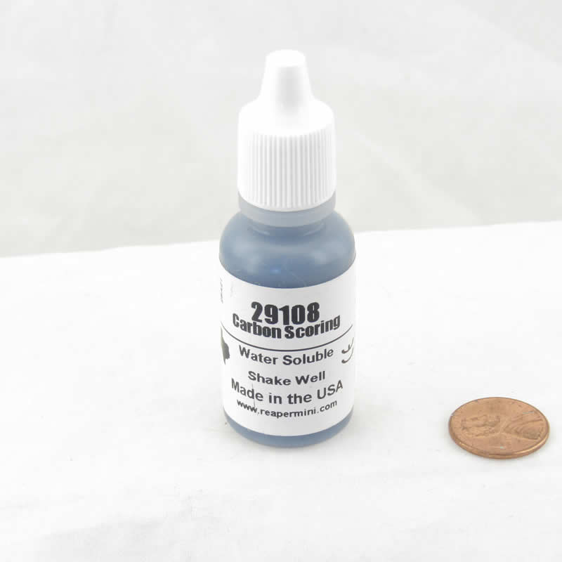 RPR29108 Carbon Scoring Acrylic Reaper Master Series Hobby Paint .5oz Dropper Bottle (ONLINE ORDER ONLY)