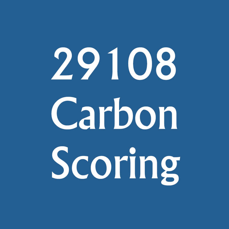 RPR29108 Carbon Scoring Acrylic Reaper Master Series Hobby Paint .5oz Dropper Bottle (ONLINE ORDER ONLY)