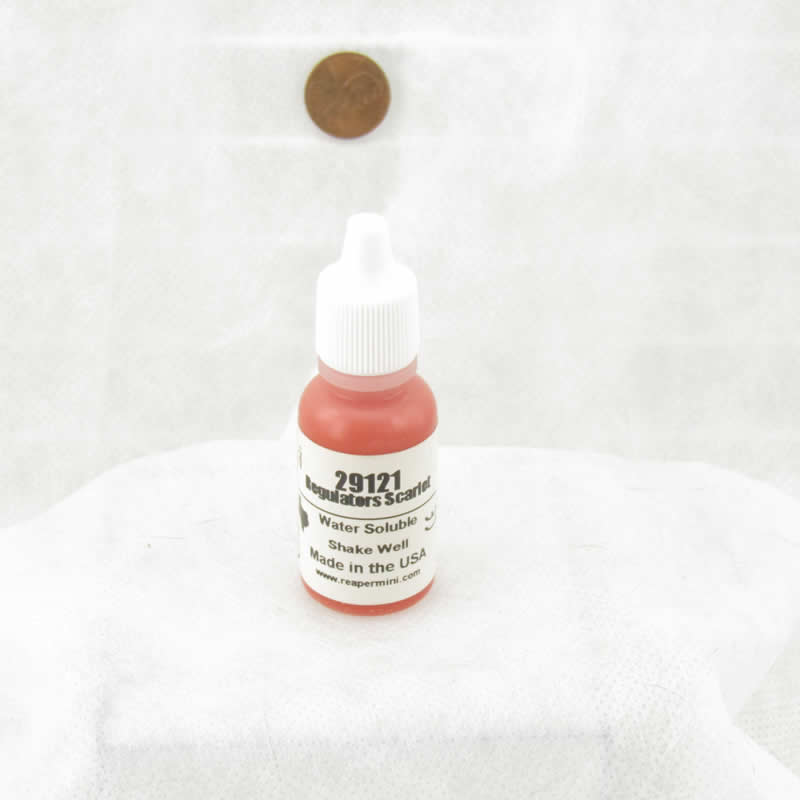 RPR29121PT Regulators Scarlet Acrylic Reaper Master Series Hobby Paint .5oz Dropper Bottle (ONLINE ORDER ONLY)