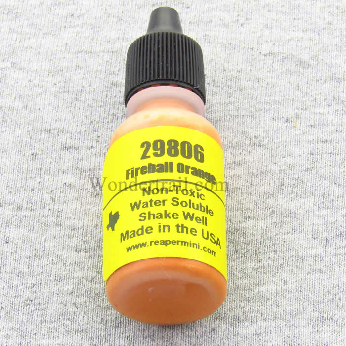 RPR29806 Fireball Orange High Density Master Series Hobby Paint .5oz (ONLINE ORDER ONLY)