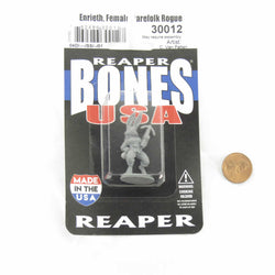 RPR30012 Enrieth Female Harefolk Rogue Miniature Figure 25mm Heroic Scale Reaper Bones USA (ONLINE ORDER ONLY)