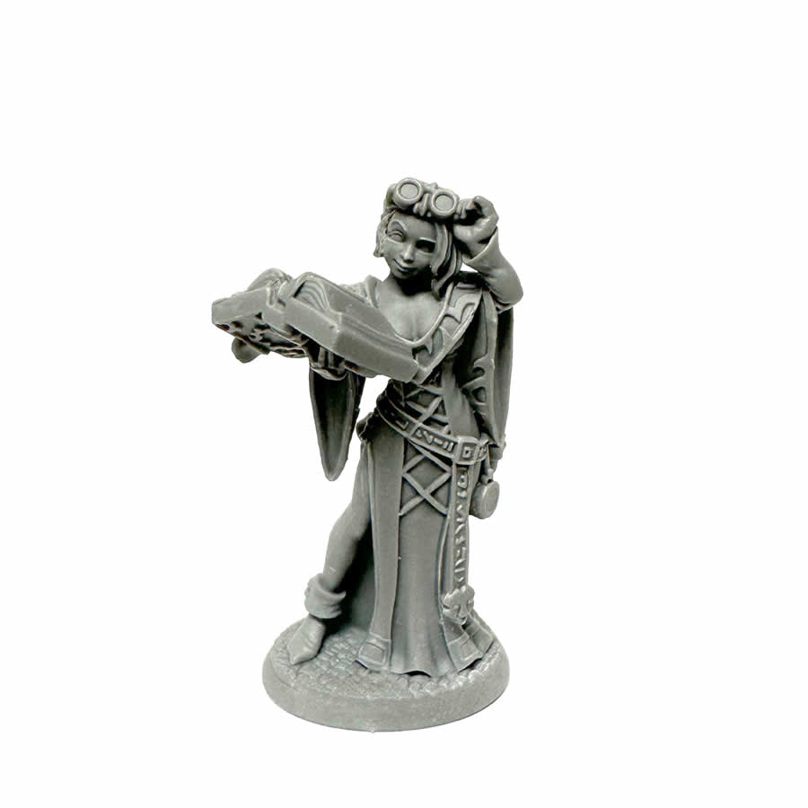 RPR30105 Jolie Adventuring Scribe Miniature Figure 25mm Heroic Scale Reaper Bones US (ONLINE ORDER ONLY)