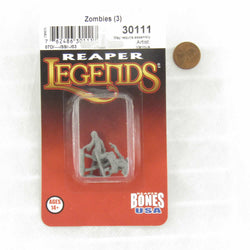 RPR30111 Zombies I Miniature Figure 25mm Heroic Scale Reaper Bones USA Reaper Miniatures (ONLINE ORDER ONLY)