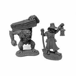 RPR30113 Townsfolk Gravedigger and Hench Miniature Figure 25mm Heroic Scale Reaper Bones USA Reaper Miniatures (ONLINE ORDER ONLY)