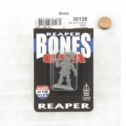 RPR30128 Bertok the Brave Miniature Figure 25mm Heroic Scale Reaper Bones USA (ONLINE ORDER ONLY)