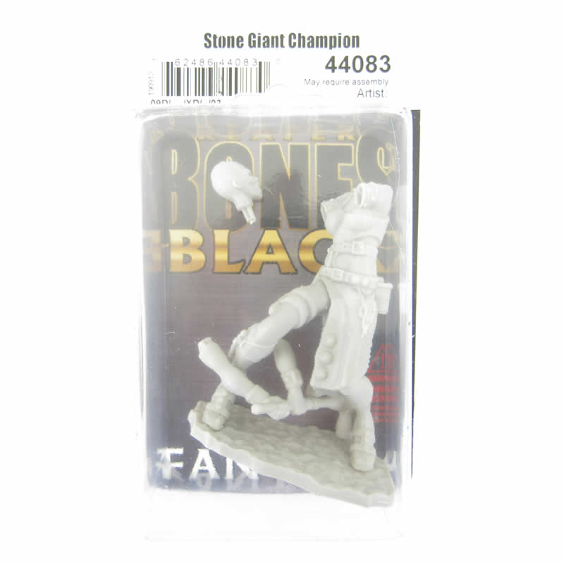 RPR44083 Stone Giant Champion Miniature 25mm Heroic Scale Bones Black (ONLINE ORDER ONLY)
