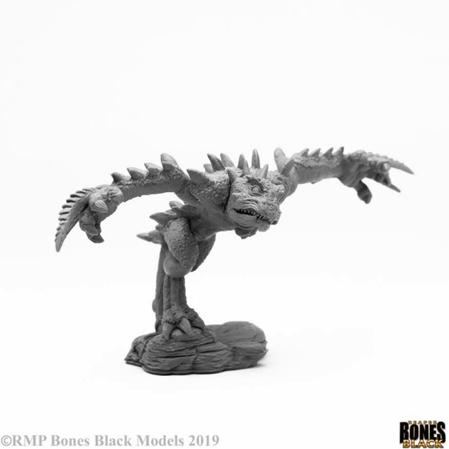 RPR44097 Chaos Toad Brawler Miniature 25mm Heroic Scale Bones Black (ONLINE ORDER ONLY)