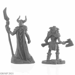 RPR44143 Rune Wight Thane and Jarl Miniature 25mm Heroic Scale Figure Bones Black (ONLINE ORDER ONLY)
