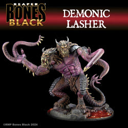 RPR44187 Demonic Lasher Miniature 25mm Heroic Scale Figure Bones Black (ONLINE ORDER ONLY)
