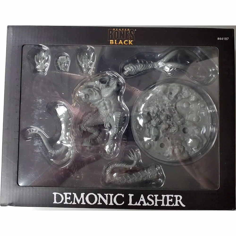 RPR44187 Demonic Lasher Miniature 25mm Heroic Scale Figure Bones Black (ONLINE ORDER ONLY)