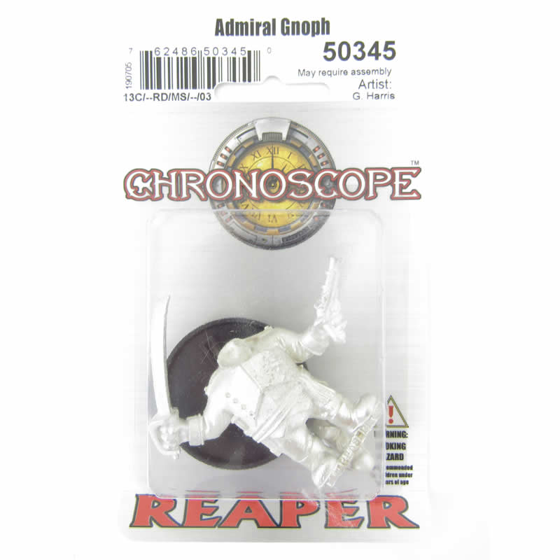 RPR50345 Admiral Gnoph Mechanic Miniature 25mm Heroic Scale (ONLINE ORDER ONLY)