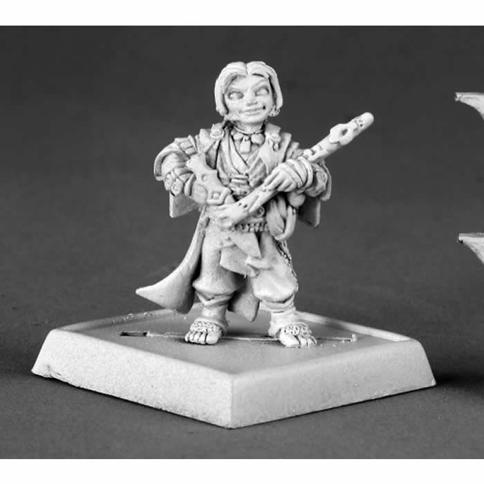 RPR60011 Lem Iconic Halfling Bard Miniature 25mm Heroic Scale (ONLINE ORDER ONLY)
