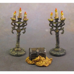 RPR77138 Treasure Pile and Candleabra Miniature 25mm Heroic Scale (ONLINE ORDER ONLY)