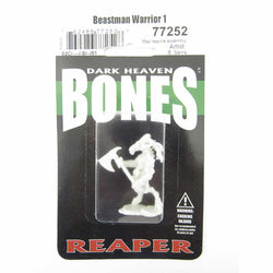 RPR77252 Beastman Warrior 1 Miniature 25mm Heroic Scale Bones (ONLINE ORDER ONLY)