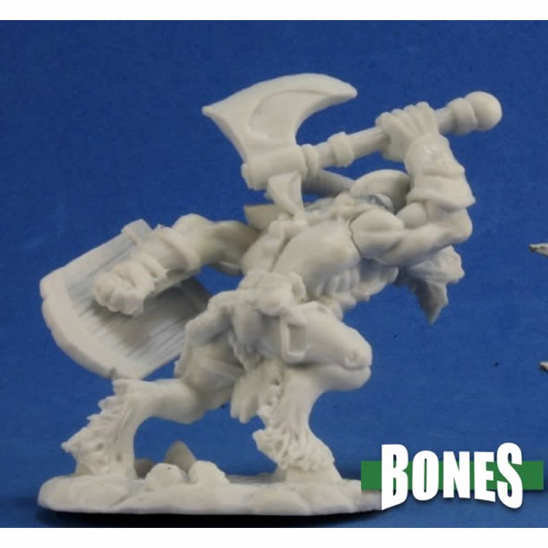 RPR77254 Beastman Champion Miniature 25mm Heroic Scale Bones (ONLINE ORDER ONLY)