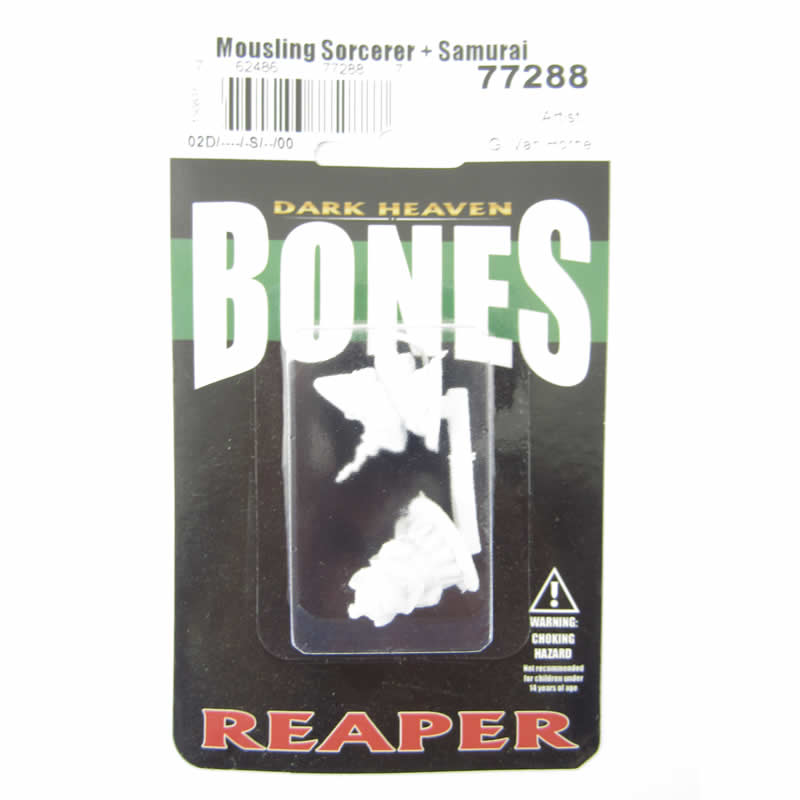 RPR77288 Mousling Sorcerer and Samurai Miniature 25mm Heroic Scale Figure (ONLINE ORDER ONLY)