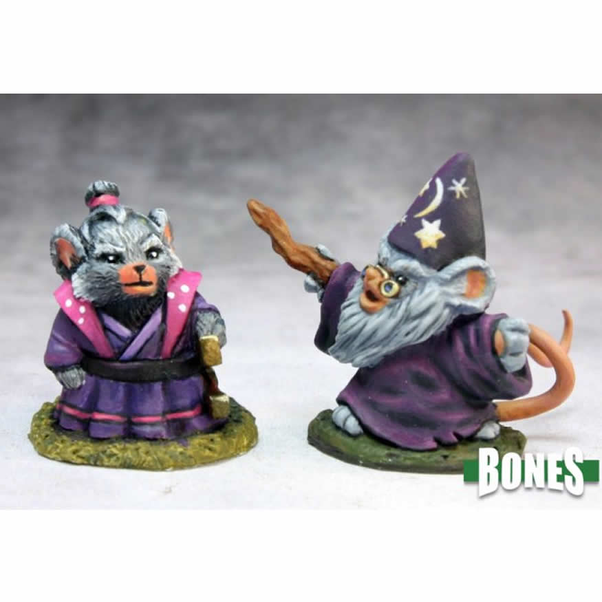 RPR77288 Mousling Sorcerer and Samurai Miniature 25mm Heroic Scale Figure (ONLINE ORDER ONLY)