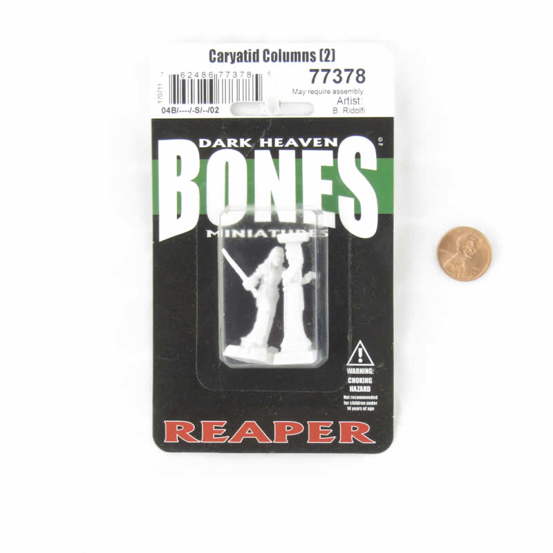 RPR77378 Caryatid Columns Miniature 25mm Heroic Scale Figure Dark Heaven Bones (ONLINE ORDER ONLY)