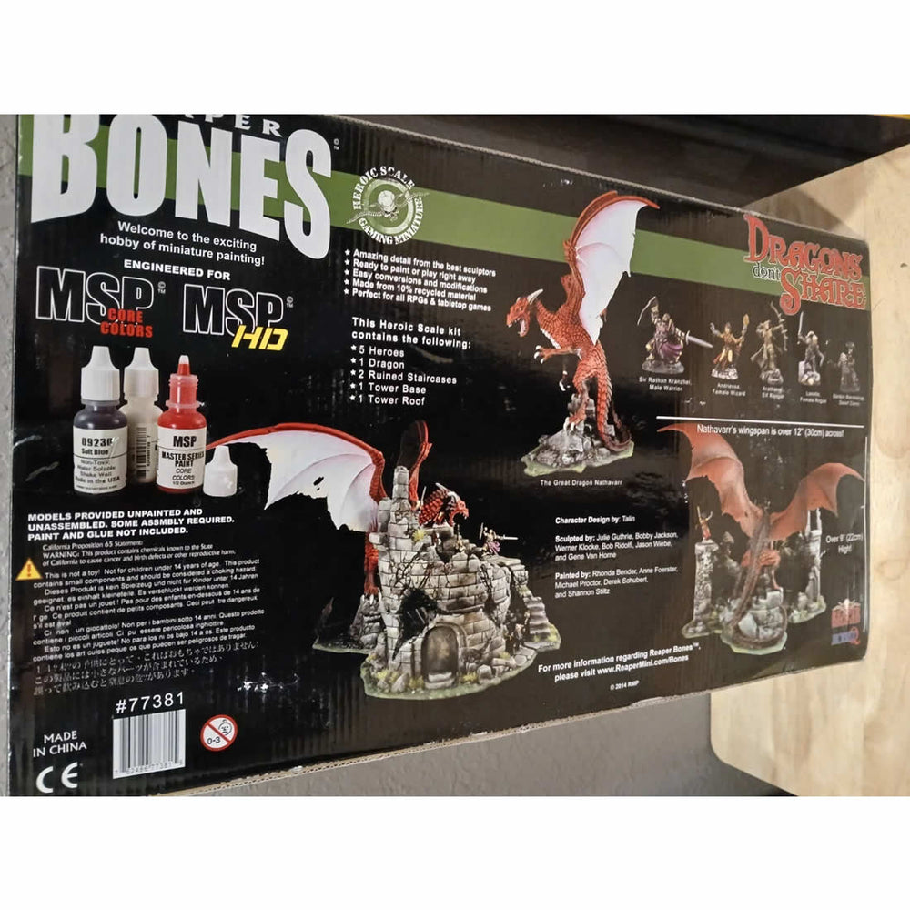 RPR77381 Dragons Dont Share Miniature 25mm Heroic Scale Figure Dark Heaven Bones (ONLINE ORDER ONLY)