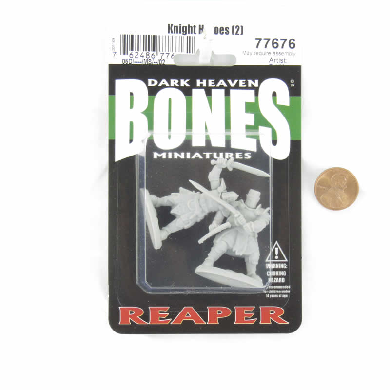RPR77676 Knight Heroes Miniature 25mm Heroic Scale Figure Dark Heaven Bones Reaper Miniatures (ONLINE ORDER ONLY)