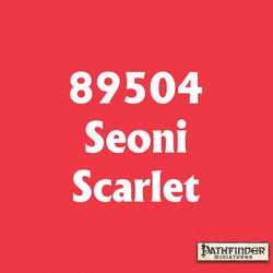 RPR89504 Seoni Scarlet Master Series Hobby Paint .5oz Dropper Bottle (ONLINE ORDER ONLY)