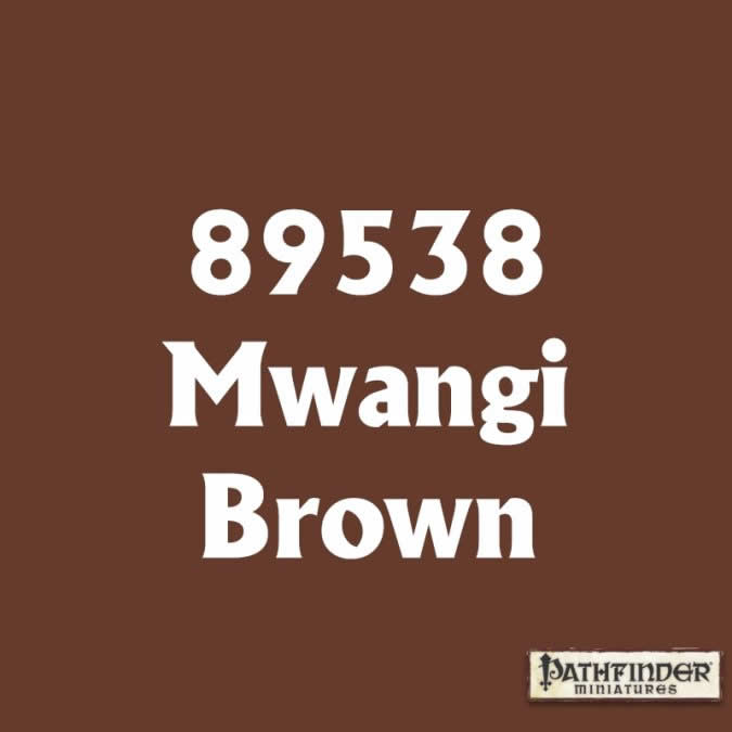 RPR89538 Mwangi Brown Master Series Hobby Paint .5oz Dropper Bottle (ONLINE ORDER ONLY)