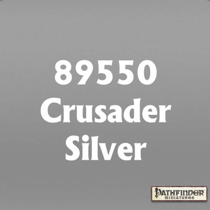 RPR89550 Crusader Silver Master Series Hobby Paint .5oz Dropper Bottle (ONLINE ORDER ONLY)