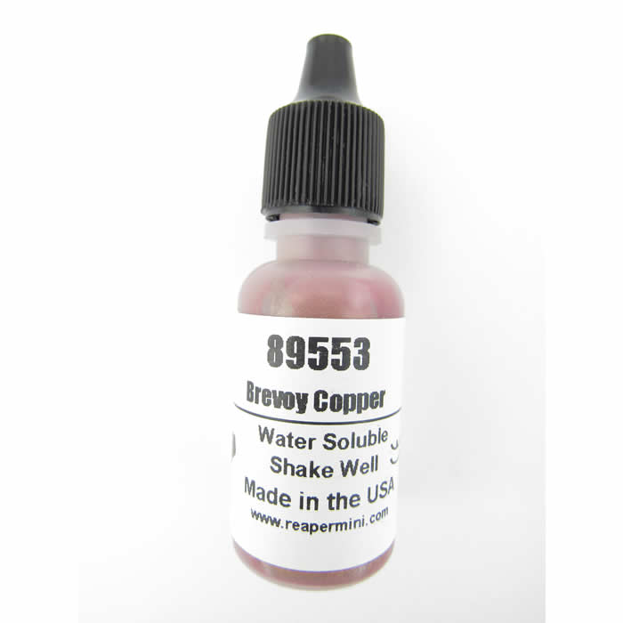 RPR89553 Brevoy Copper Master Series Hobby Paint .5oz Dropper Bottle (ONLINE ORDER ONLY)