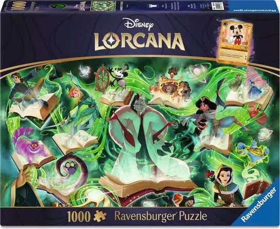 Ravensburger: Puzzle - Disney Lorcana TCG - Glimmers of the Realm - Emerald