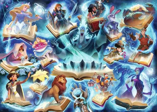 Ravensburger: Puzzle - Disney Lorcana TCG - Glimmers of the Realm - Sapphire