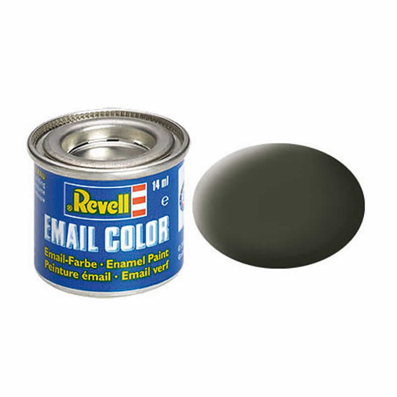 RVP32142 Olive Yellow Matt Enamel Paint 14ml (.47oz) Tinlet Revell (ONLINE ORDER ONLY)