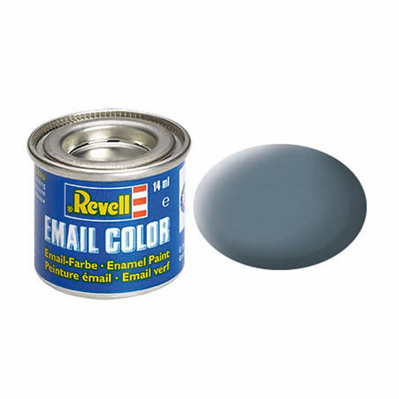 RVP32179 Greyish Blue Matt Enamel Paint 14ml (.47oz) Tinlet Revell (ONLINE ORDER ONLY)