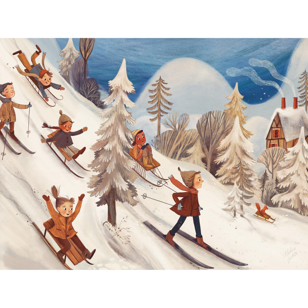Race You Down! by Adelina Lirius 300 Piece Jigsaw Puzzle NYPC (ONLINE ORDER ONLY)
