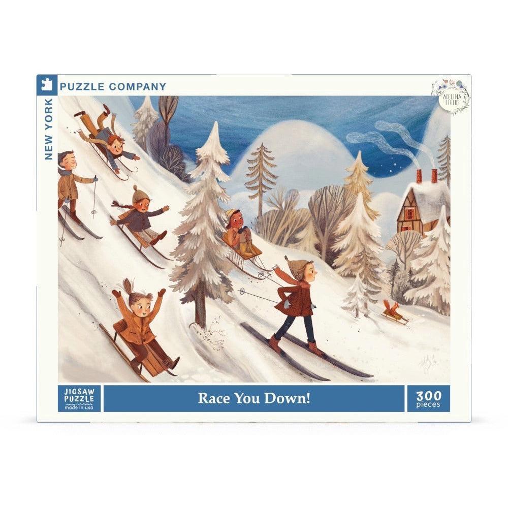 Race You Down! by Adelina Lirius 300 Piece Jigsaw Puzzle NYPC (ONLINE ORDER ONLY)