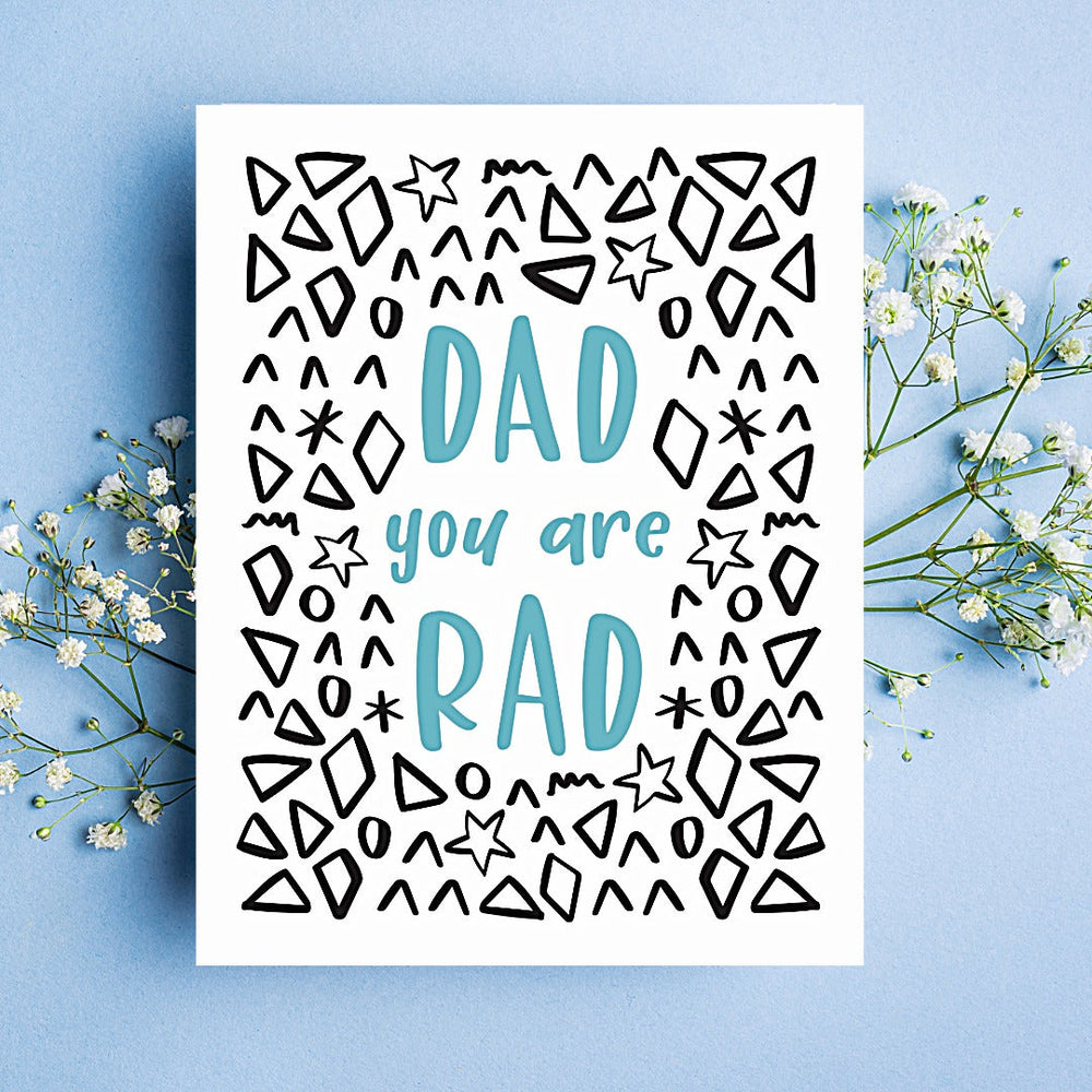 Rad Dad Birthday Card (ONLINE ORDER ONLY)