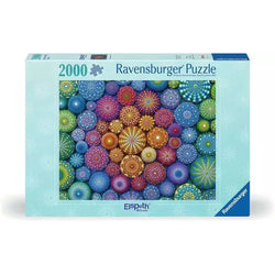 Radiating Rainbow Mandalas 2000 Piece Jigsaw Puzzle Ravensburger (ONLINE ORDER ONLY)