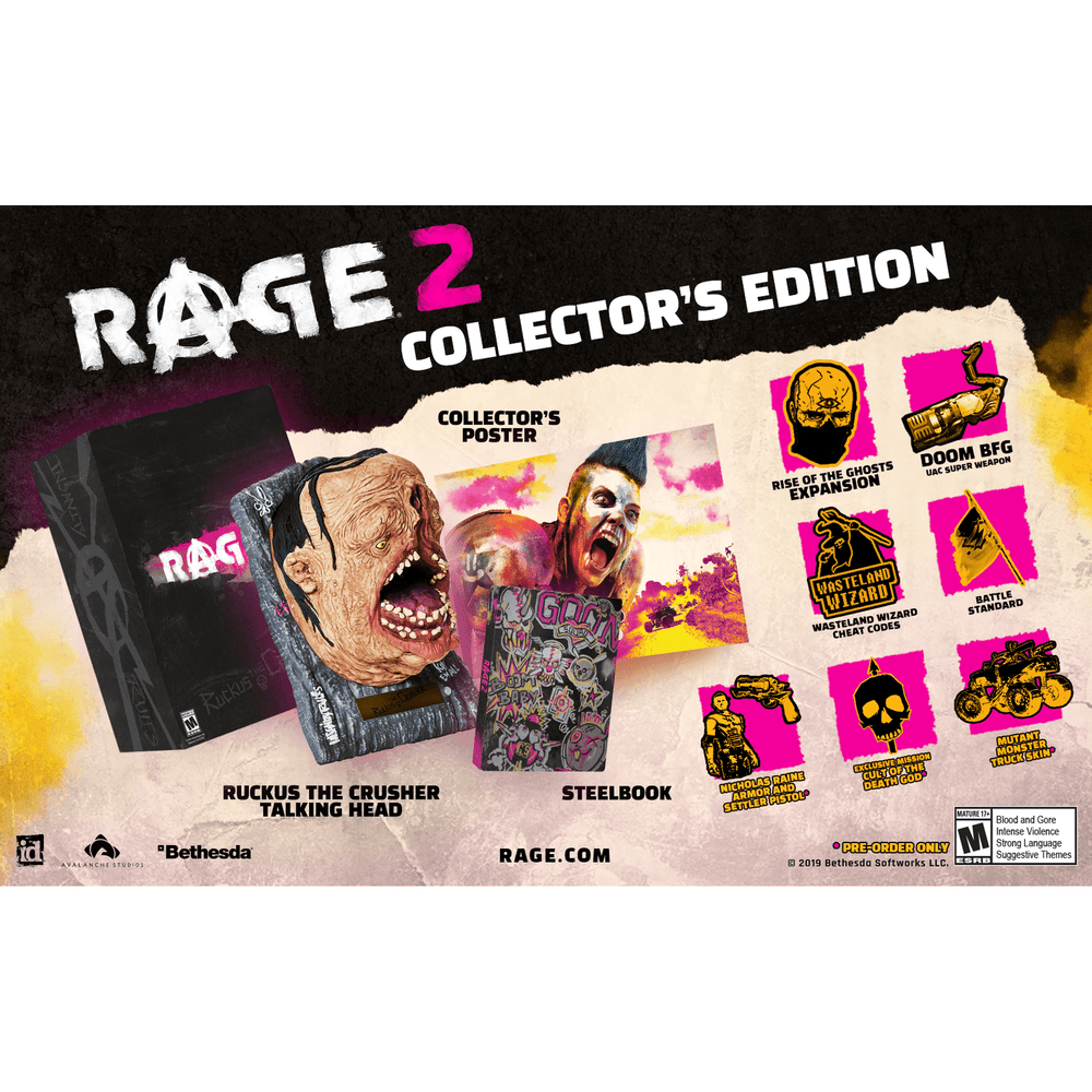 Rage 2 Collector's Edition (Playstation 4) (Online Order Only)