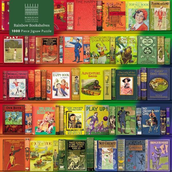 Rainbow Bookshelves 1000 Piece Jigsaw Puzzle Flame Tree (ONLINE ORDER ONLY)
