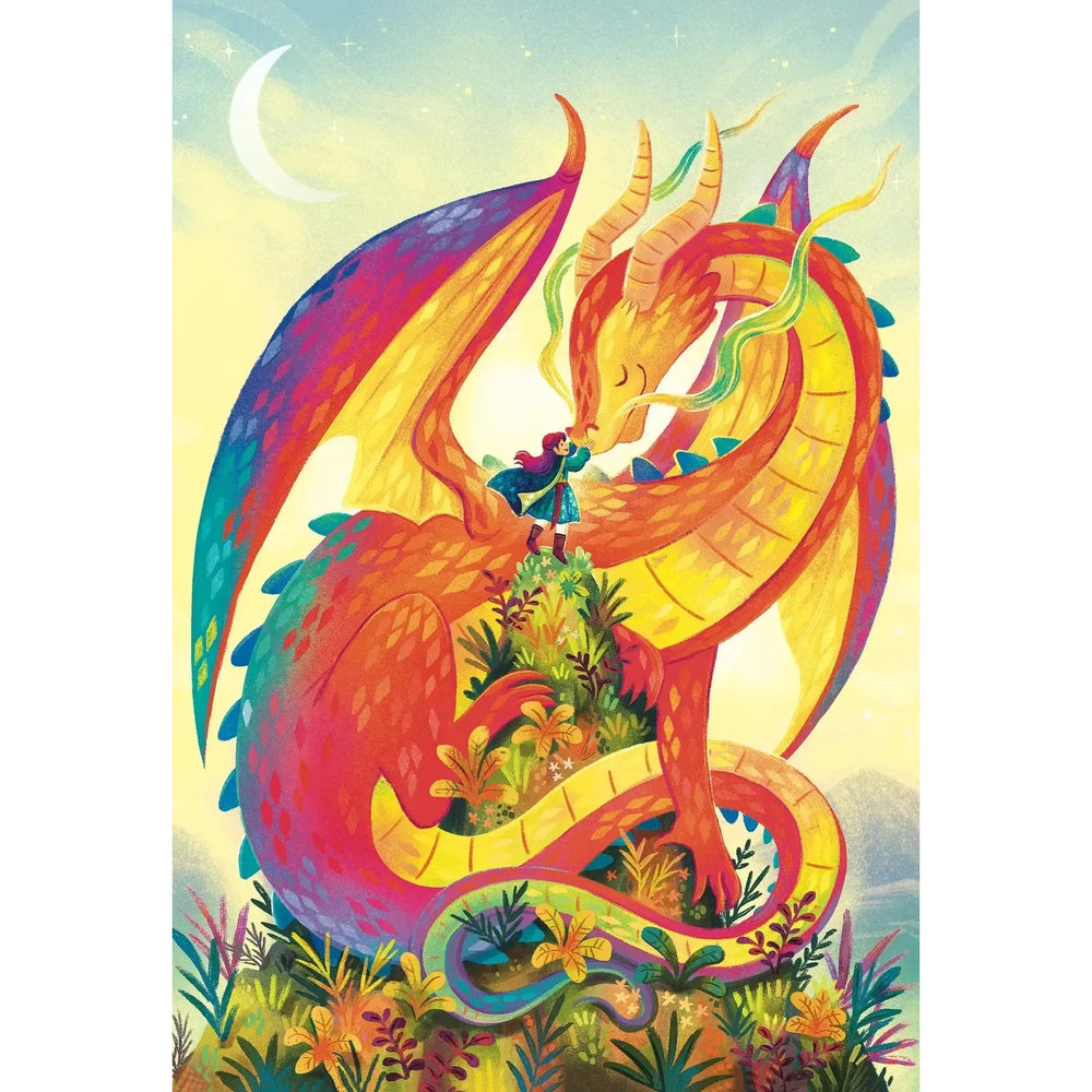 Rainbow Dragon 100 Large Piece Jigsaw Puzzle Cobble Hill (ONLINE ORDER ONLY)