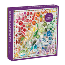 Rainbow Ornaments 500 Piece Jigsaw Puzzle Galison (ONLINE ORDER ONLY)