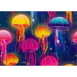 Rainbow of Jellyfish 500 Piece Jigsaw Puzzle Trefl (ONLINE ORDER ONLY)